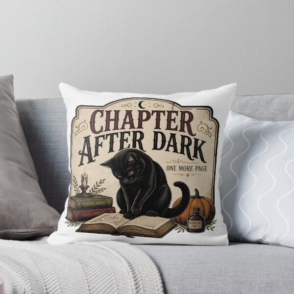 Item preview, Chapter After Dark — Black Cat Halloween designed and sold by BernoNickel.