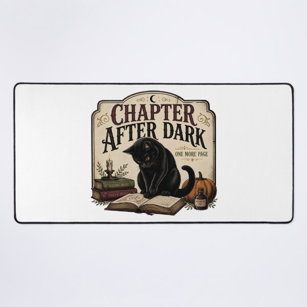 Item preview, Chapter After Dark — Black Cat Halloween designed and sold by BernoNickel.
