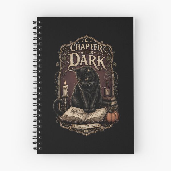 Item preview, Chapter After Dark — Black Cat Halloween designed and sold by BernoNickel.