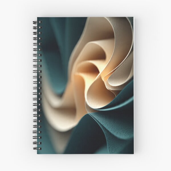 Item preview, Abstract Folded Paper Layers Teal And Beige designed and sold by Aliforall.