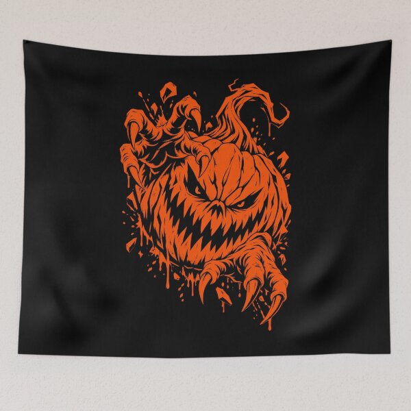 Item preview, Menacing Jack O Lantern Halloween Horror Pumpkin Shirt designed and sold by JonelCrafts.