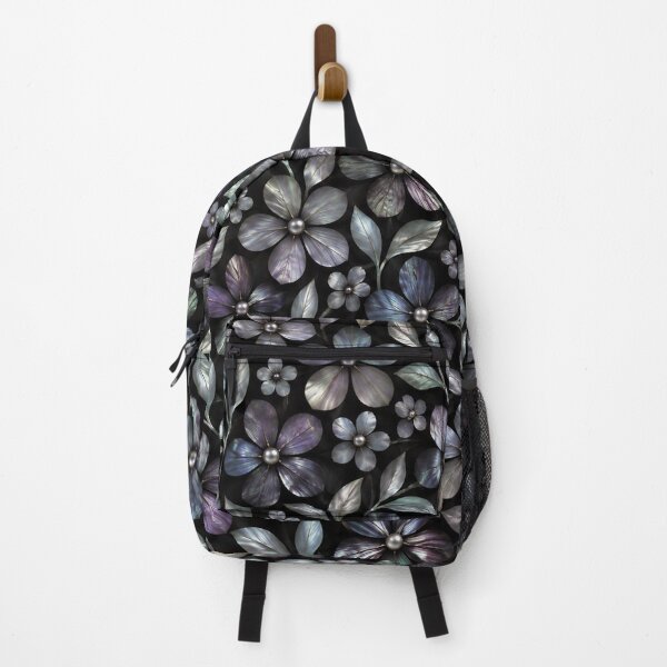 Item preview, Black Pearlescent Floral Pattern designed and sold by OLAIZA.