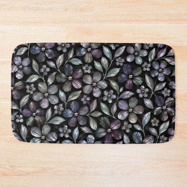 Item preview, Black Pearlescent Floral Pattern designed and sold by OLAIZA.
