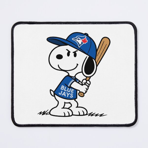 Item preview, Snoopy Playing Baseball with Blue Jays Inspired Design designed and sold by sKetch Art.co.