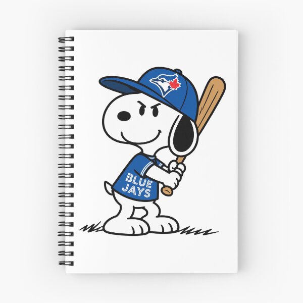 Item preview, Snoopy Playing Baseball with Blue Jays Inspired Design designed and sold by sKetch Art.co.