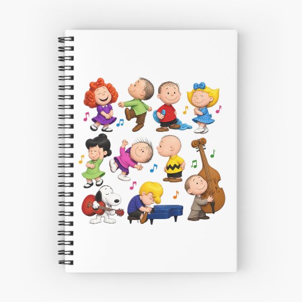 Item preview, Snoopy and the Peanuts Gang Rocking Out with Linus Redesign Illustration designed and sold by sKetch Art.co.