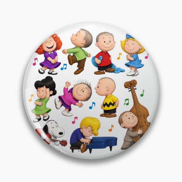 Item preview, Snoopy and the Peanuts Gang Rocking Out with Linus Redesign Illustration designed and sold by sKetch Art.co.