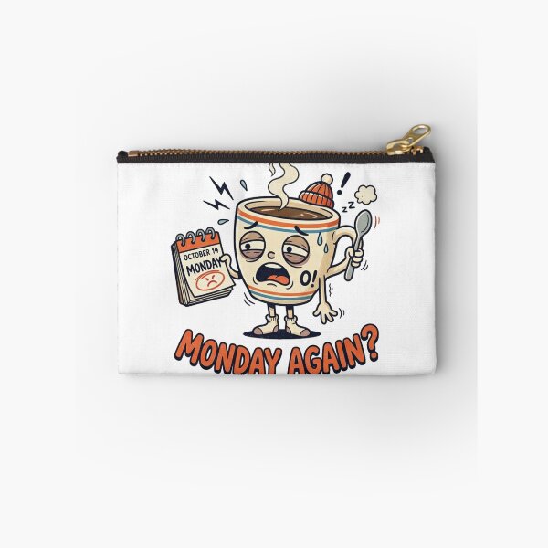 Item preview, Monday Again Funny Coffee Lover Work Humor Design designed and sold by meghnad.
