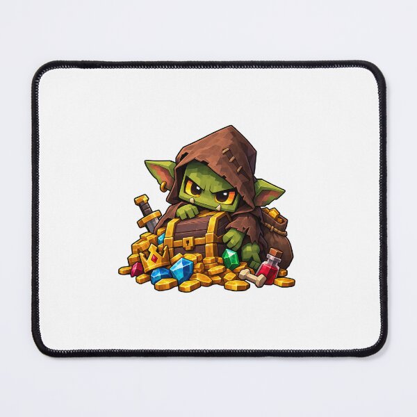 Item preview, goblin protect the treasure designed and sold by InknestDesign.