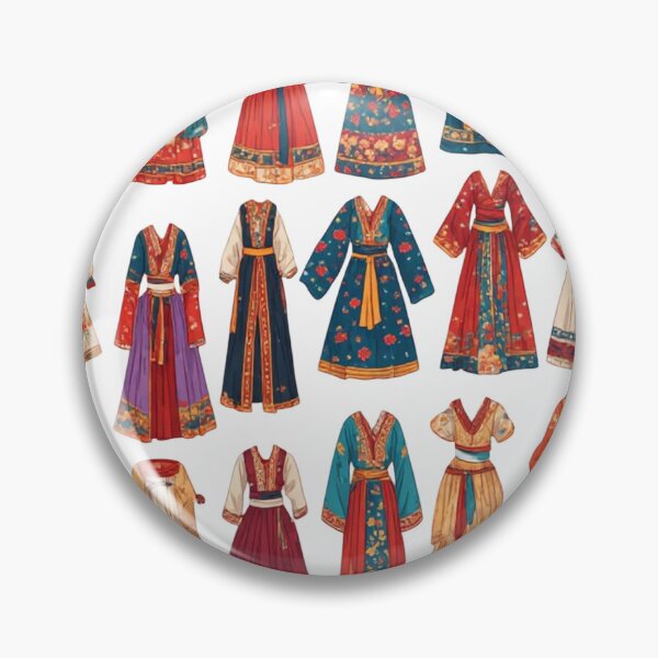 Item preview, Traditional Korean Hanbok Dresses Collection – Colorful designed and sold by Shivamartwark.