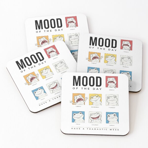 Item preview, Mood of the day - Toadastic week designed and sold by Kreative-Hub.