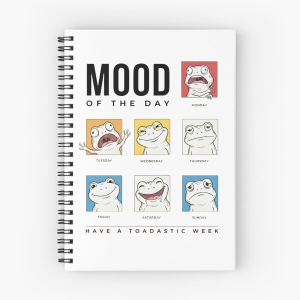Item preview, Mood of the day - Toadastic week designed and sold by Kreative-Hub.