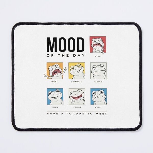 Item preview, Mood of the day - Toadastic week designed and sold by Kreative-Hub.