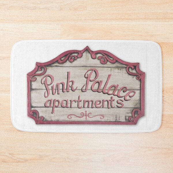 Item preview, Coraline Pink palace apartment sign designed and sold by K8Dekker.