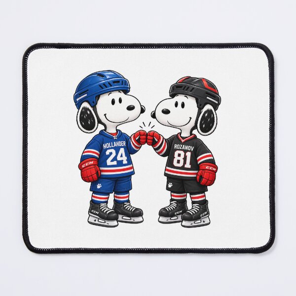 Item preview, Snoopy Inspired Heated Rivalry Queer Hockey Fan Design Featuring Ilya Rozanov designed and sold by sKetch Art.co.