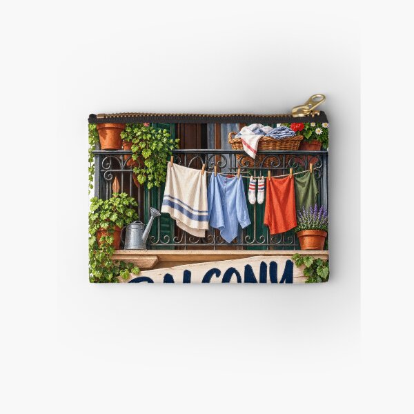 Item preview, Balcony Laundry Rustic Balkan Household Humor designed and sold by OfficialBalkan.