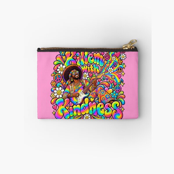 Item preview, Killem with Kindness – Psychedelic Hippie Guitarist designed and sold by RockyWords.