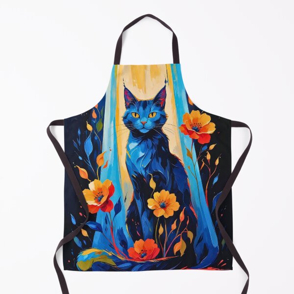 Artikelvorschau, Impasto Floral Cat, Neo Goth Ästhetik entworfen und verkauft von Tootley.