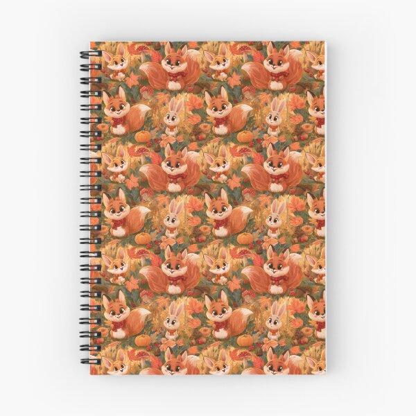 Item preview, Cute Autumn Woodland Animals Fall Forest Critters designed and sold by NicolasGlowArt.