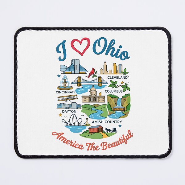 Item preview, Ohio The Heart of It ALL designed and sold by Illumine-World.