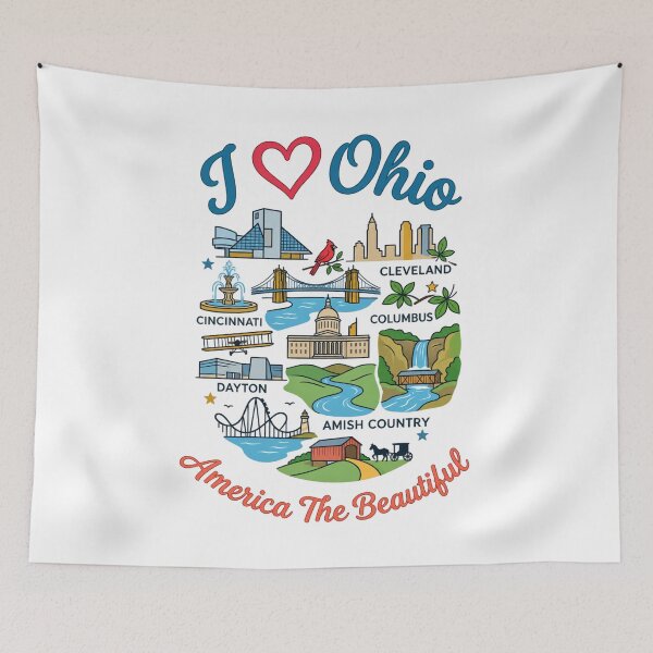 Item preview, Ohio The Heart of It ALL designed and sold by Illumine-World.