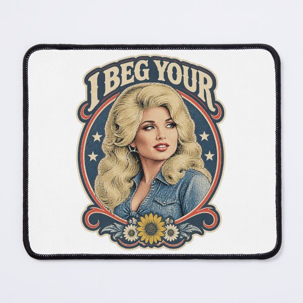 Item preview, Dolly Parton Inspired I Beg Your Pardon Vintage Style Design designed and sold by SilverNox.