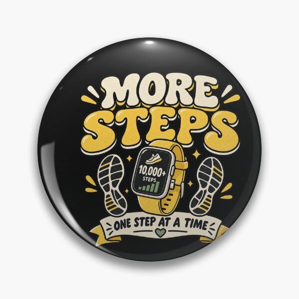 Item preview, More Steps One Step at a Time, 10,000 Steps Walking Fitness Motivation designed and sold by Right-UR.