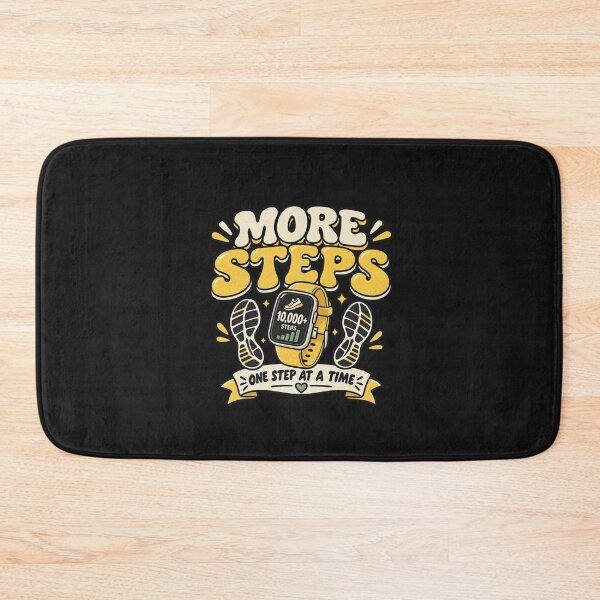 Item preview, More Steps One Step at a Time, 10,000 Steps Walking Fitness Motivation designed and sold by Right-UR.