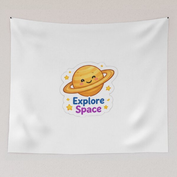 Item preview, Explore Space Cute Educational Sticker designed and sold by LearnFunStore.