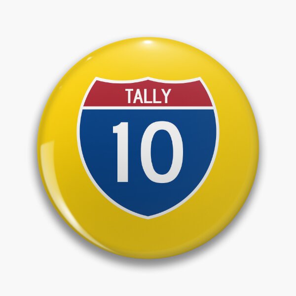 Item preview, I-10 Tally Interstate Sign designed and sold by Karate Octopus.