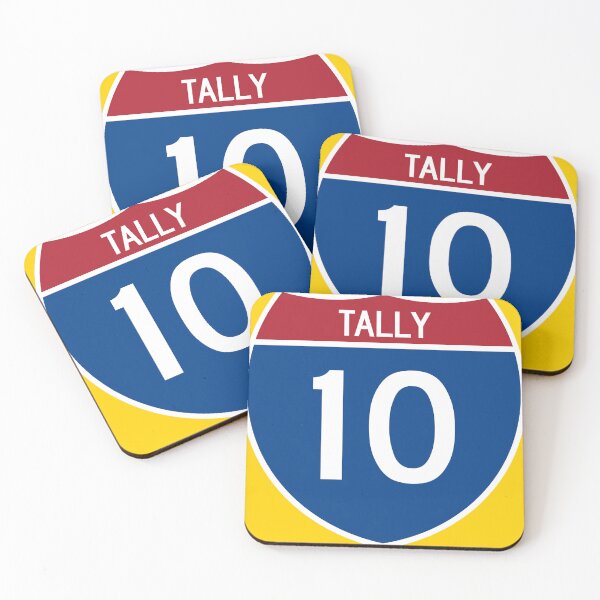 Item preview, I-10 Tally Interstate Sign designed and sold by Karate Octopus.