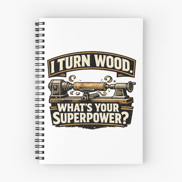 Item preview,  Woodturning Superpower Vintage Badge designed and sold by AleksKos.
