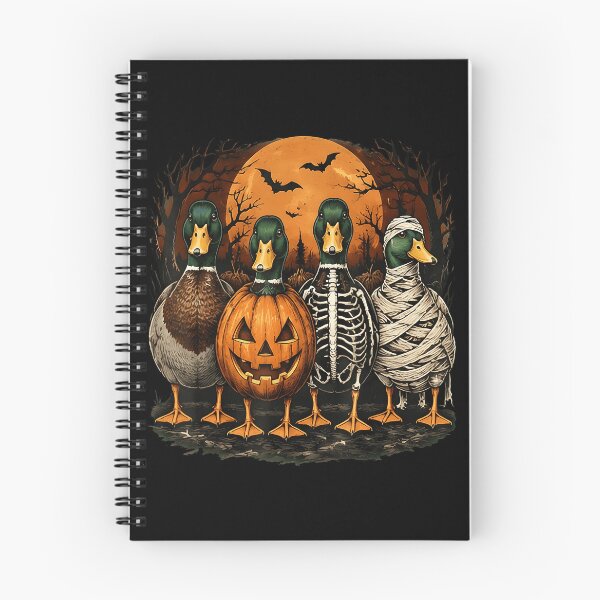 Item preview, Halloween Ducks in Spooky Costume Parade designed and sold by VioletNance.