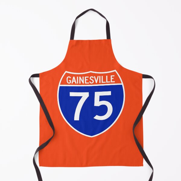Aperçu de l'œuvre Panneau de l'autoroute I-75 à Gainesville, en orange et bleu. créée et vendue par Karate Octopus.