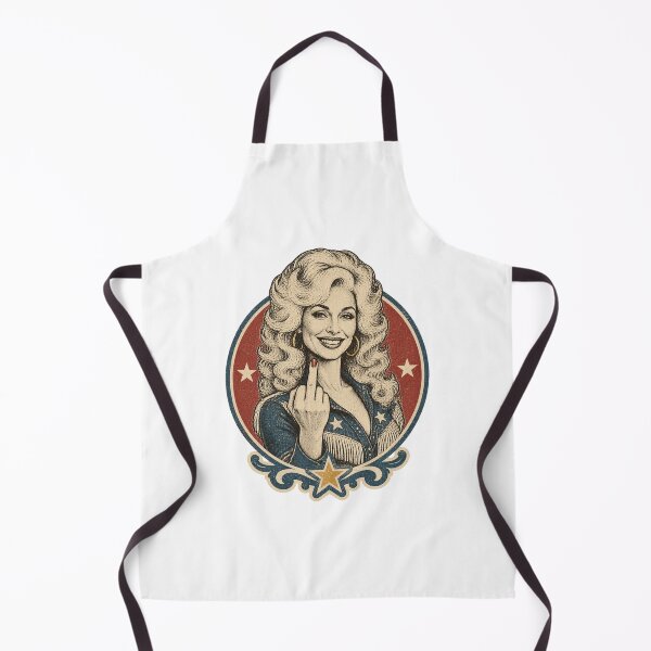 Item preview, Dolly Parton Retro Middle Finger Country Music Vintage Style Graphic Design designed and sold by SilverNox.