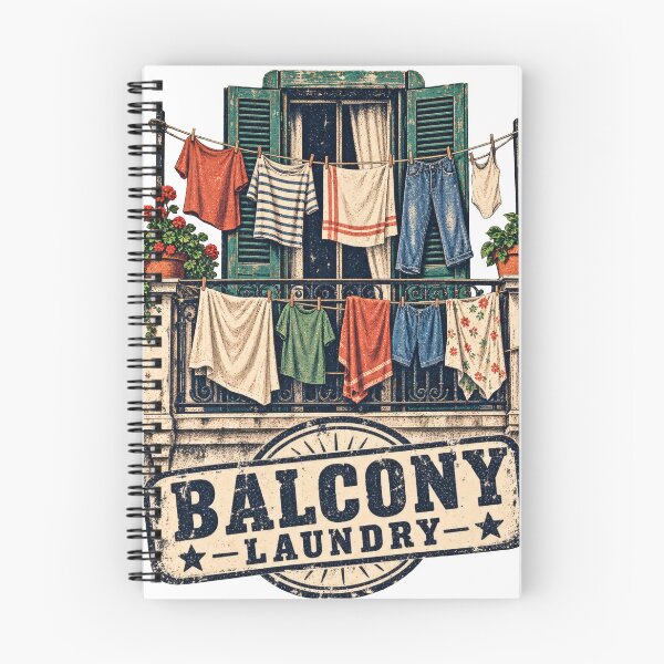 Item preview, Balcony Laundry Distressed Balkan Household Humor designed and sold by OfficialBalkan.