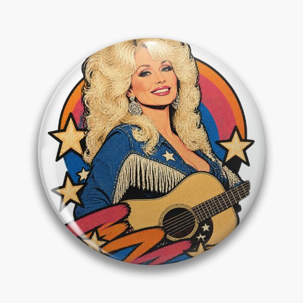 Item preview, Dolly Parton Retro Vintage Style Music Icon Design designed and sold by SilverNox.