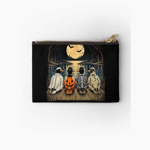 Item preview, Halloween Ducks Watching the Full Moon designed and sold by VioletNance.