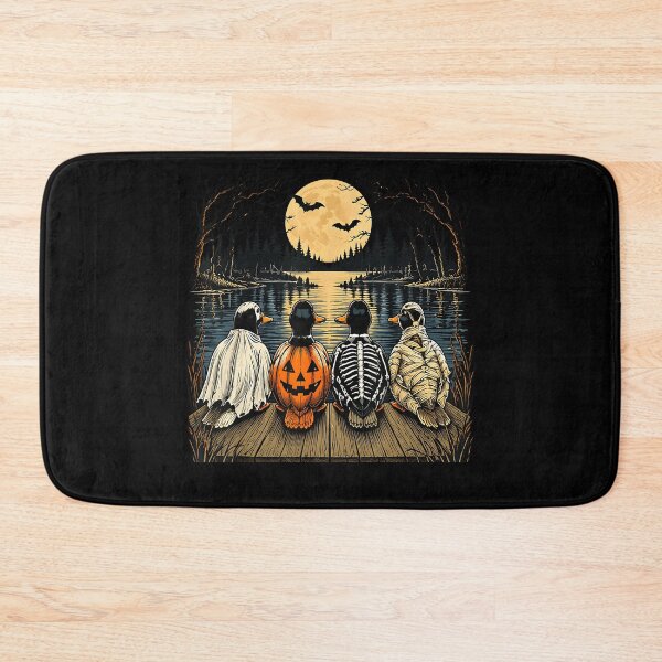 Item preview, Halloween Ducks Watching the Full Moon designed and sold by VioletNance.