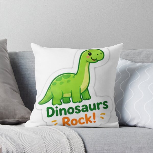 Item preview, Cute Dinosaurs Rock Educational Sticker designed and sold by LearnFunStore.