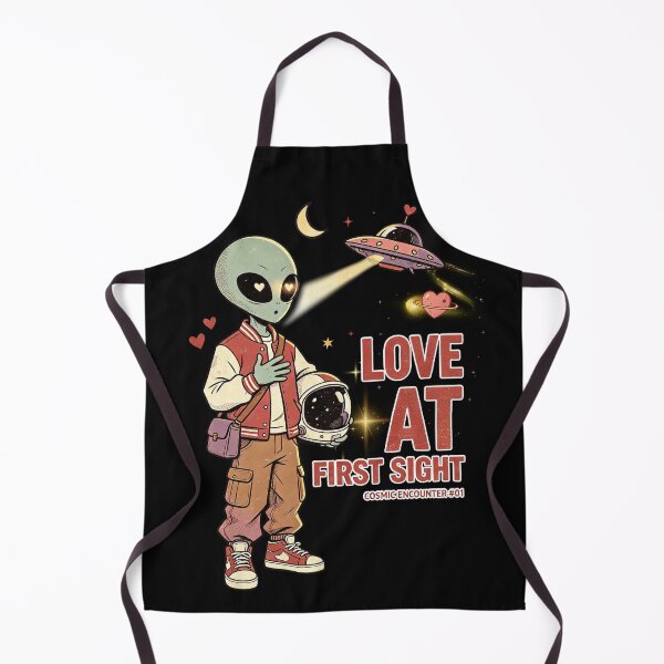 Item preview, Love At First Sight Alien Astronaut designed and sold by NatalieJeans.
