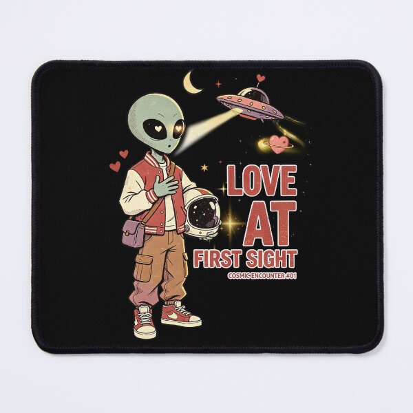 Item preview, Love At First Sight Alien Astronaut designed and sold by NatalieJeans.