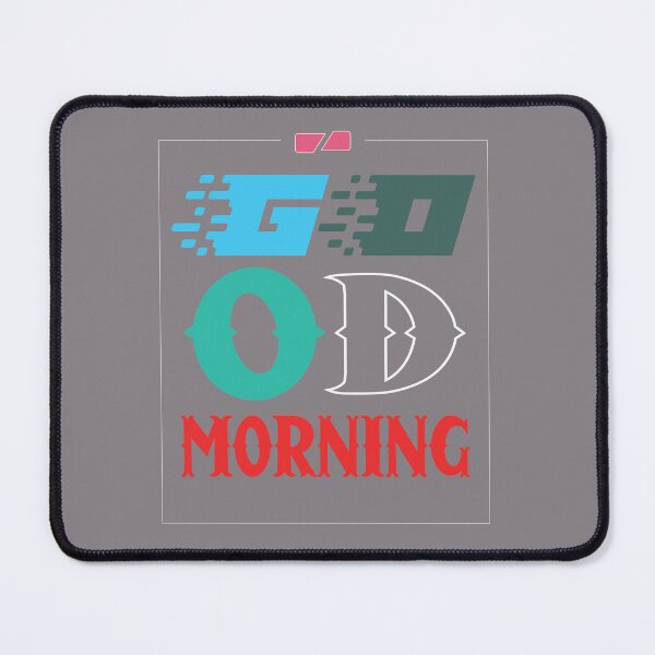 Item preview, Good Morning Retro Neon Typography designed and sold by Mdjahirulsk.