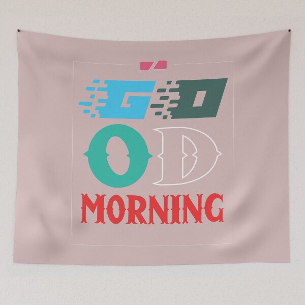 Artikelvorschau, Guten Morgen Retro-Neon-Typografie entworfen und verkauft von Mdjahirulsk.