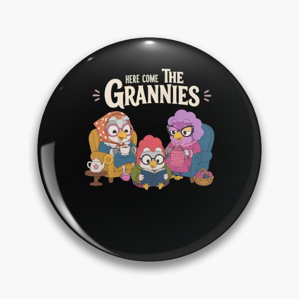 Item preview, Here Come The Grannies Bluey Style Dog designed and sold by visionnen.
