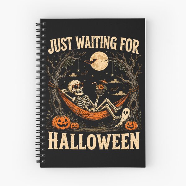 Item preview, Just Waiting for Halloween Skeleton Hammock designed and sold by VioletNance.