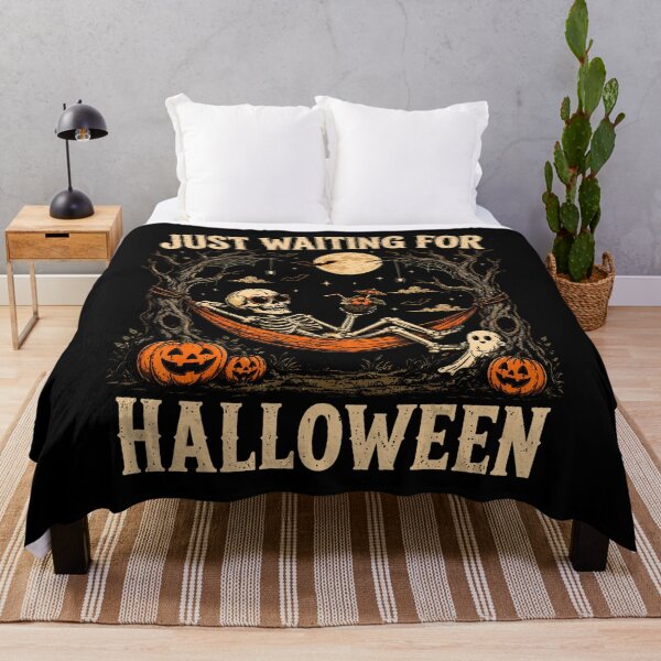 Item preview, Just Waiting for Halloween Skeleton Hammock designed and sold by VioletNance.