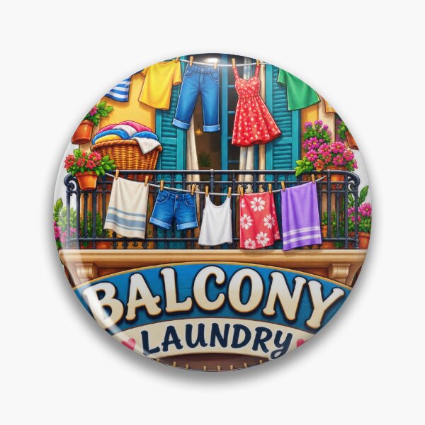 Item preview, Balcony Laundry Festival Balkan Household Humor designed and sold by OfficialBalkan.
