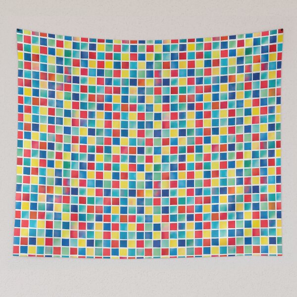 Item preview, Vibrant Pixelated Mosaic Pattern & Camouflaged Chameleon designed and sold by zenjiinspired.