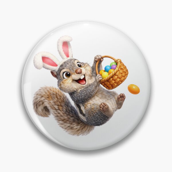 Item preview, Eastern Gray Squirrel Easter Bunny designed and sold by Sillytoe.